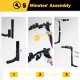 Suncent® 3 Bikes Fits 2" Receivers Hitch Mount Bike Racks Black 7