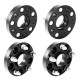KAX® 1" 5x120mm Hub Centric Wheel Spacers 64.1mm M14x1.5 4PCS for 2009 Acura TL 12