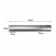 2011-2014 & 2017-2022 6.7L Powerstroke 5" Downpipe-Back Exhaust DPF Delete and Normal Black EGR Delete Kit for Ford F250/F350 14