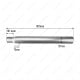 2011-2014 & 2017-2022 6.7L Powerstroke 5" Downpipe-Back Exhaust DPF Delete and Normal Black EGR Delete Kit for Ford F250/F350 12