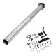 2010-2012 6.7L Cummins 4" Straight Pipe DPF Delete and Black EGR Delete Kit for Dodge/Ram 2500 3500 0