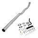 2013-2018 6.7L Cummins 4" Race Pipe DPF Delete and Silver EGR Delete Kit for Ram 2500 3500 0