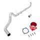 2013-2018 6.7L Cummins 5" Turbo-Back Exhaust DPF Delete and Red EGR Throttle Valve Delete for Ram 2500 3500 0
