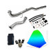 2017-2019 6.6L Duramax L5P 4" Downpipe-Back & Black EGR Delete & 3.5" Downpipe & EZ LYNK Kit( 4-Week Access and Trans Tune) 0