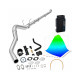 2022-2024 6.7L Cummins 4" Downpipe-Back & Black EGR Delete & 4-Week EZ LYNK Tuner Kit(No ECM Swap) for Ram 2500/3500 0