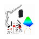2022-2024 6.7L Cummins 5" Downpipe-Back & Red EGR Delete & 4-Week EZ LYNK Tuner Kit(No ECM Swap) for Ram 2500/3500 0