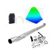 2019-2021 6.7L Cummins 4" Race Pipe with Muffler & Silver EGR Delete & Lifetime EZ LYNK Tuner Kit for Ram 2500/3500 0