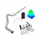 2022-2024 6.7L Cummins 4" Downpipe-Back & Silver EGR Delete & Lifetime EZ LYNK Tuner Kit(No ECM Swap) for Ram 2500/3500 0