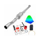 2019-2021 6.7L Cummins 4" Race Pipe with Muffler & Red EGR Delete & Lifetime EZ LYNK Tuner Kit for Ram 2500/3500 0