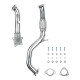 Downpipe Catless Exhaust Front Pipe Kit For 2016-2021 Honda Civic 1.5L EX Si FC1 FC3 FK7 0