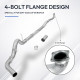 2017-2019 L5P 6.6L Duramax 5" Downpipe-Back DPF Delete Exhaust for Chevy/GMC 2