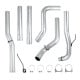 2011-2015 6.6L LML Duramax 4" DPF-Delete Downpipe-Back Exhaust System For Silverado Sierra 2500 3500HD 1