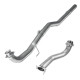 2017-2023 6.6L Duramax L5P 4" DPF Delete Race pipe & DOC Delete Downpipe 0