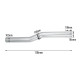 2011-2015 6.6L LML Duramax 4" DPF-Delete Downpipe-Back Exhaust System For Silverado Sierra 2500 3500HD 15