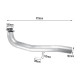 2015.5-2016 LML 6.6L Duramax 5" Downpipe-Back Exhaust for Chevy GMC 2500HD 3500HD 15