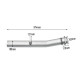 6.4L Powerstroke 4" DPF & Cat Delete Race Pipe For 2008-2010 Ford 12