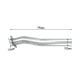2020-2022 6.7L Powerstroke 4" DPF-Delete Race Pipe For Ford F-250 F-350 F-450 Super Duty 10