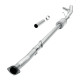 2020-2022 6.7L Powerstroke 4" Downpipe-Back DPF Delete Exhaust System With Muffler 10