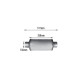 2020-2022 6.7L Powerstroke 4" Downpipe-Back DPF Delete Exhaust System With Muffler 12