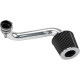 ZonCar® Cold Air intake kit w/ Heat Shield for Civic 2001-2005 L4 1.7L Black Polished Aluminum 3