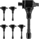Suncent Ignition Coil Packs, Set of 6 fit for EX37 FX37 G37 M37 Q40 Q50 Q60 Q70 Q70L QX50 QX70 V6 3.7L, UF550 Ignition Coil 0