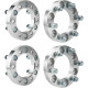 KYX® 1" 6x5.5" Wheel Spacers 108mm M14x1.5 4PCS for 2025 Chevrolet Silverado 1500 2
