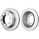 2003-2019 Express 3500/ 2006-2019 Express 2500(More Available) Rear Drilled and Slotted Ceramic Brake Pad & Rotor Kit 8