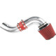 ZonCar® Cold Air Intake System High Flow Inlet for Chevy S10 4.3L V6 1996-2004 Red 6