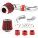 ZonCar® Cold Air Intake System High Flow Inlet for Chevy S10 4.3L V6 1996-2004 Red 1