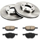2008 Mazda 3 Front  Ceramic Brake Pad & Rotor Kit 0