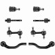 2004-2008 Acura TSX/2003-2007 Accord Front Lower&Upper Control Arm Kit 12pcs | Torchbeam® 3