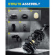 Suncent Front and Rear Struts Shock Absorber Assembly Fits Pilot 2006 2007 2008, Complete Suspension 172975 172974 37246 * 2, St 2