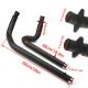 For Honda Steed Shadow VT600 VLX 600 Staggered Exhaust Pipe Silencer 2