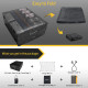 Suncent® 26 Cubic Feet Waterproof Black Rooftop Cargo Carrier Bag 7