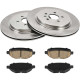 2013-2016 Lincoln MKS/2015-2019 Lincoln MKT Rear Ceramic Brake Pad & Rotor Kit 1