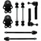 KAX® 1999-2006 Silverado 1500 RWD Front Upper Control Arms With Ball Joint 10pcs 4