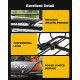 Suncent® Universal 57"x35.4"x8" Roof Rack Cargo Basket Carrier 3