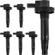 Suncent® Ignition Coil Pack Set of 6, DG520 Replacement for Explorer, Edge, Taurus, F150, Flex, Transit250 350 150, Police Inter 0