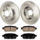 2011-2015 Volt/2014-2016 ELR/2016-2019 Cascada Rear Ceramic Brake Pad & Rotor Kit 0