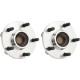 Rear Wheel Hub Bearing Assembly 2PCS for 2009 Mazda 3 1