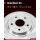 2006-2015 Civic/2013-2015 ILX Rear Ceramic Brake Pad & Rotor Kit 2