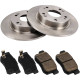 2006-2015 Civic/2013-2015 ILX Rear Ceramic Brake Pad & Rotor Kit 7