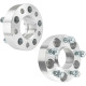 KAX® 5x4.5" Wheel Spacers 1.5 Inch 70.5mm 1/2" x20 2Pcs 0
