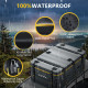 Suncent® 18 Cu.ft for 6-10 Medium Suitcases Black Waterproof Rooftop Cargo Carrier Bag 1