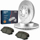 Suncent® 2005-2008 Chevy Silverado Front Brake Rotors and Pads 0
