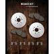 Suncent® 2005-2008 Chevy Silverado Front Brake Rotors and Pads 6