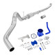 2013-2018 6.7L Cummins Blue EGR Delete Kit & 5" DPF Delete Turbo-Back Exhaust System & Muffler 0