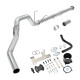 2013-2018 6.7L Cummins 4" Downpipe-Back Exhaust System & Black EGR Delete Kit 0