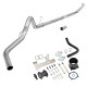2013-2018 6.7L Cummins 4" DPF Delete Turbo-Back Exhaust System With Black EGR Delete Kit 0