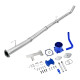 2013-2022 6.7L Cummins 4" DPF&CAT Delete Race pipe & Blue EGR Delete Kits 0
